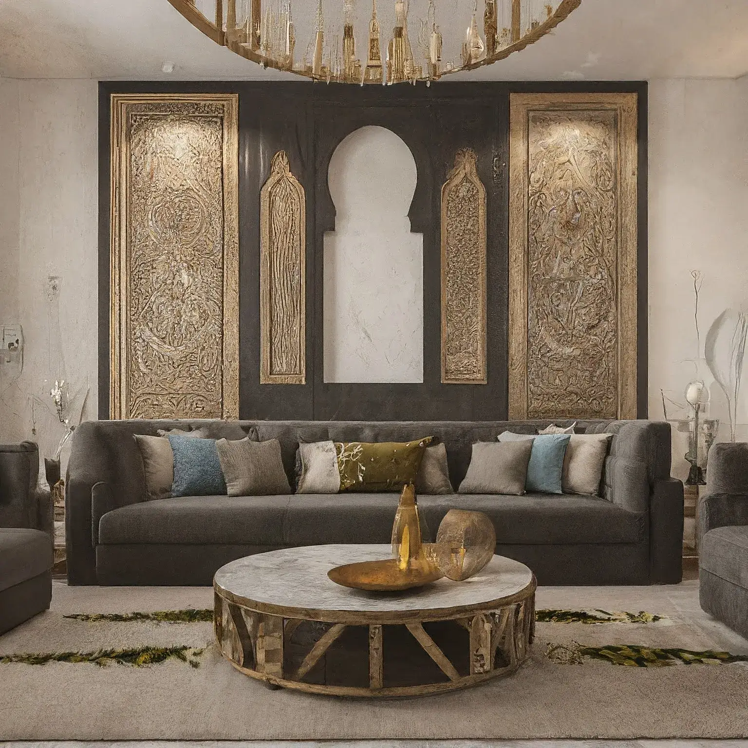 Make the Saudi living room decor a distinguished place 3	